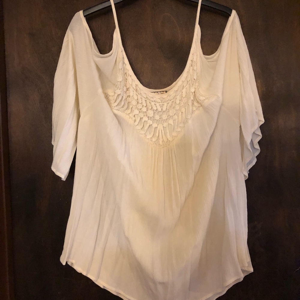 Eyeshadow Cold Shoulder Blouse